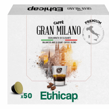 Gran Milano | Pack of 50 capsules compatible with Ethicap®