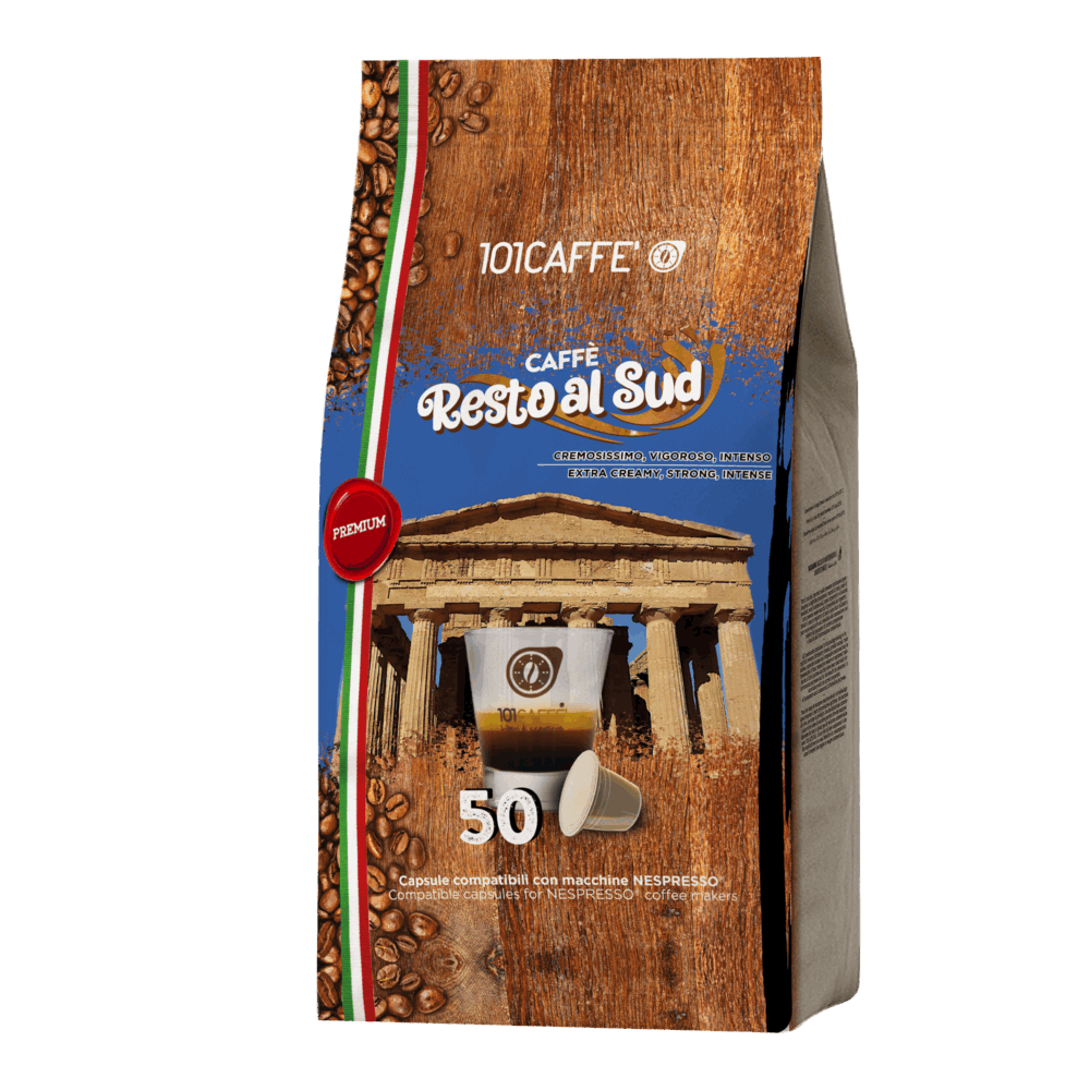 Resto al sud | Confezione da 50 capsule compatibile con Nespresso®